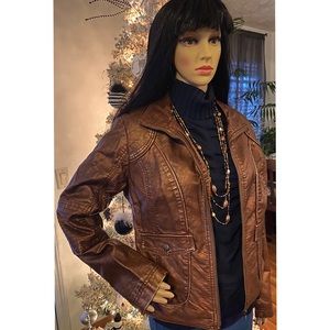 🎉NEW LISTING- Sebby Faux Leather Jacket